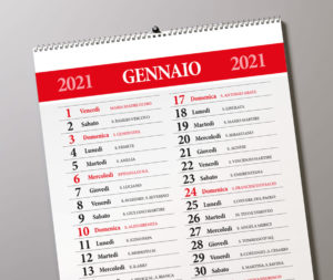 calendario 2021 personalizzato