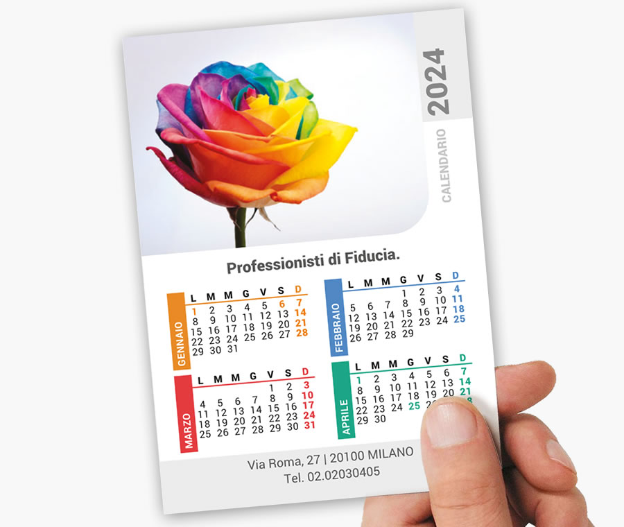stampa calendari tascabili